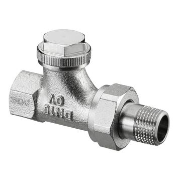 1090463 Вентиль на обратную подводку Oventrop Combi 3 Ду20, 3/4", PN10, прямой