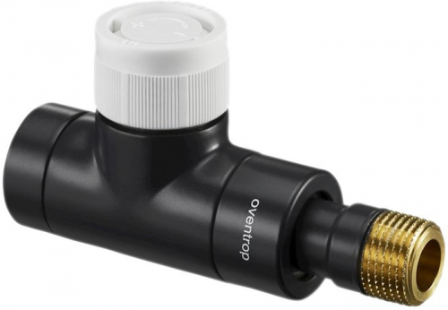 1163132 Oventrop Термостатический вентиль "E" Ду15, 1/2", PN10, прямой, антрацит