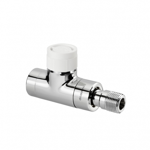 1163152 Oventrop Термостатический вентиль "E" Ду15, 1/2", PN10, прямой, хром
