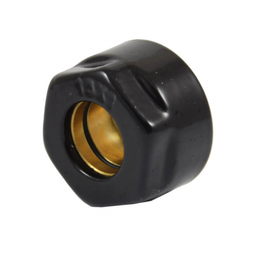 Резьбовое соединение для медных труб чёрное GW 3/4 x 15 mm (602500001. Ral 9005)