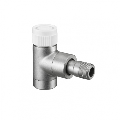 1163042 Oventrop Термостатический вентиль "E" Ду15, 1/2", PN10, угловой, никель