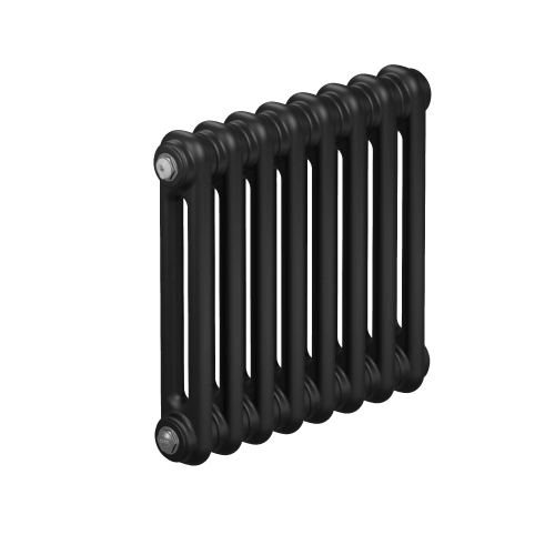 Радиатор 2-х трубчатый RIFAR TUBOG 2062-5 сек. подключение боковое универсальное (B1-В4), цвет:  черный AN - Антрацит (матовый)