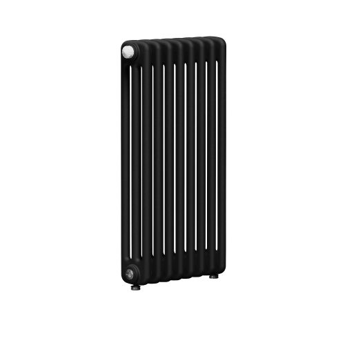 Радиатор 3-х трубчатый RIFAR TUBOG VENTIL 3120-50 сек. подключение нижнее разностороннее с термоклапаном (DV2), цвет:  черный AN - Антрацит (матовый)