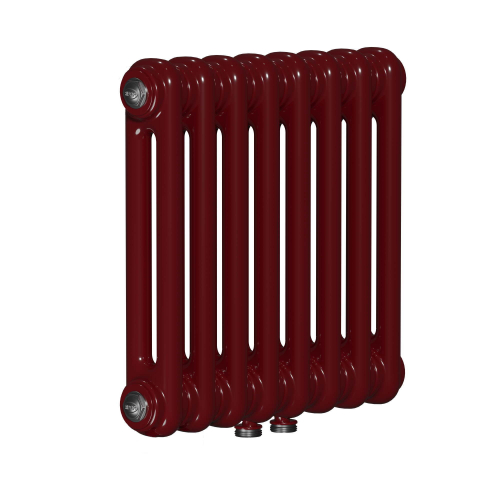 Радиатор 2-х трубчатый RIFAR TUBOG 2062-48 сек. подключение нижнее центральное (D3), цвет:  красно-коричневый BO — Бордо