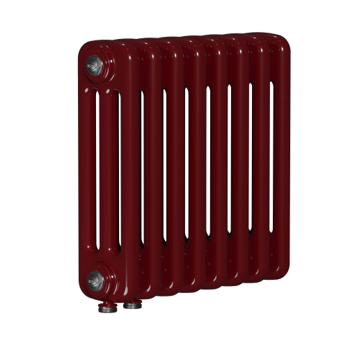 Радиатор 3-х трубчатый RIFAR TUBOG 3042-5 сек. подключение нижнее одностороннее (D1), цвет:  красно-коричневый BO — Бордо