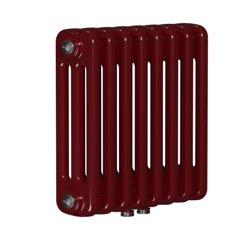 Радиатор 3-х трубчатый RIFAR TUBOG 3047-48 сек. подключение нижнее центральное (D3), цвет:  красно-коричневый BO — Бордо