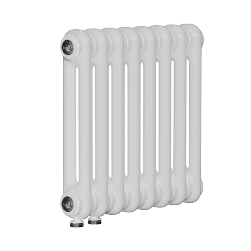 Радиатор 2-х трубчатый RIFAR TUBOG 2062-5 сек. подключение нижнее одностороннее (D1), цвет:  белый (глянцевый)