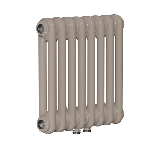 Радиатор 2-х трубчатый RIFAR TUBOG 2062-48 сек. подключение нижнее центральное (D3), цвет: светлая слоновая кость IV — Айвори