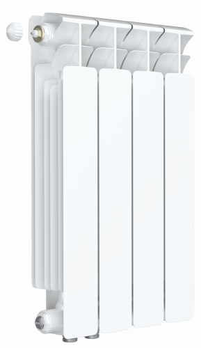 Биметаллический радиатор RIFAR BASE VENTIL B500-7 сек. подключение нижнее правое (нпп), цвет:  белый (глянцевый)