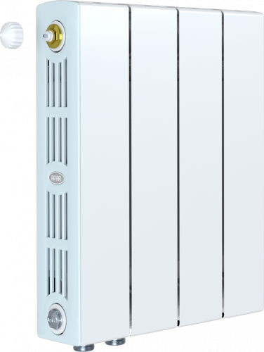 Биметаллический радиатор RIFAR SUPReMO VENTIL RSV350-10 сек. подключение нижнее правое (нпп), цвет:  белый (глянцевый)