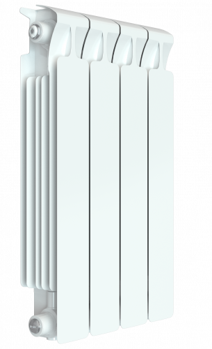 Биметаллический радиатор RIFAR MONOLIT RM500-6 сек. подключение боковое, цвет:  белый (глянцевый)