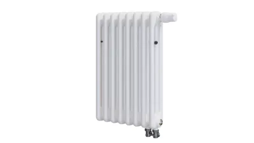 Радиатор 3-х трубчатый RIFAR TUBOG VENTIL 3057-8 сек. подключение нижнее одностороннее с термоклапаном (DV1), цвет:  белый (глянцевый)