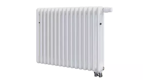 Радиатор 3-х трубчатый RIFAR TUBOG VENTIL 3057-16 сек. подключение нижнее одностороннее с термоклапаном (DV1), цвет:  белый (глянцевый)