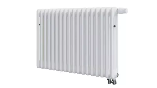 Радиатор 3-х трубчатый RIFAR TUBOG VENTIL 3057-18 сек. подключение нижнее одностороннее с термоклапаном (DV1), цвет:  белый (глянцевый)