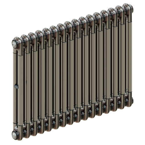 Радиатор 2-х трубчатый RIFAR TUBOG 2057-16 сек. подключение боковое универсальное (B1-В4), цвет:  технолак TL