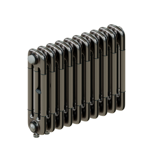 Радиатор 3-х трубчатый RIFAR TUBOG VENTIL 3037-10 сек. подключение нижнее одностороннее с термоклапаном (DV1), цвет: технолак TL