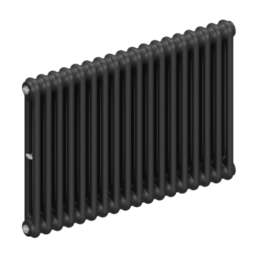 Радиатор 2-х трубчатый RIFAR TUBOG 2057-18 сек. подключение боковое универсальное (B1-В4), цвет:  черный AN - Антрацит (матовый)