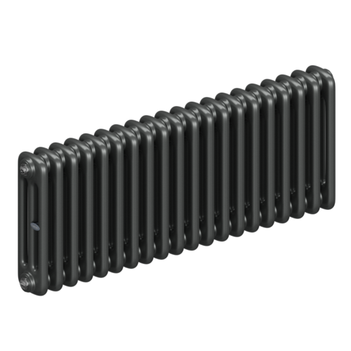 Радиатор 3-х трубчатый RIFAR TUBOG 3037-20 сек. подключение боковое универсальное (B1-В4), цвет:  серый TI - Титан (матовый)