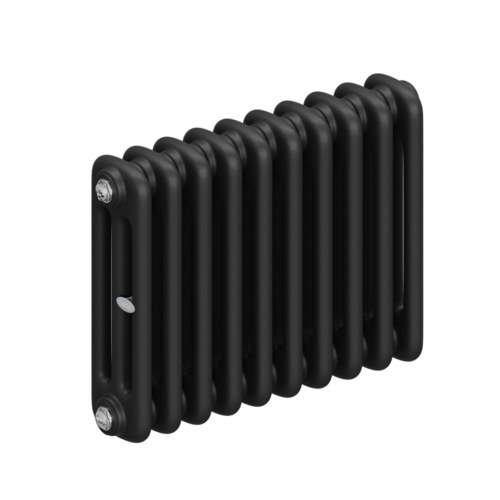 Радиатор 3-х трубчатый RIFAR TUBOG 3037-10 сек. подключение боковое универсальное (B1-В4), цвет:  черный AN - Антрацит (матовый)