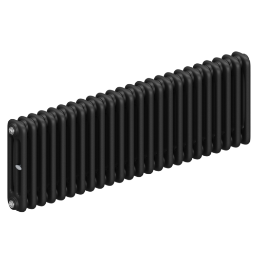 Радиатор 3-х трубчатый RIFAR TUBOG 3037-24 сек. подключение боковое универсальное (B1-В4), цвет:  черный AN - Антрацит (матовый)