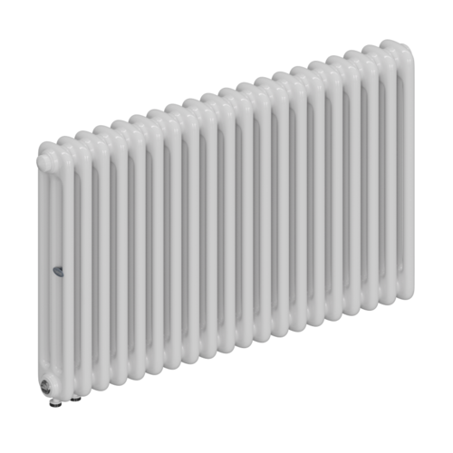 Радиатор 3-х трубчатый RIFAR TUBOG VENTIL 3052-20 сек. подключение нижнее одностороннее с термоклапаном (DV1), цвет:  белый (глянцевый)