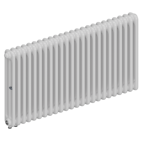 Радиатор 3-х трубчатый RIFAR TUBOG VENTIL 3052-24 сек. подключение нижнее одностороннее с термоклапаном (DV1), цвет:  белый (глянцевый)