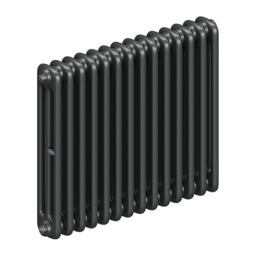 Радиатор 3-х трубчатый RIFAR TUBOG 3057-14 сек. подключение боковое универсальное (B1-В4), цвет:  серый TI - Титан (матовый)