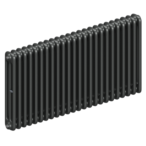 Радиатор 3-х трубчатый RIFAR TUBOG 3057-24 сек. подключение боковое универсальное (B1-В4), цвет:  серый TI - Титан (матовый)