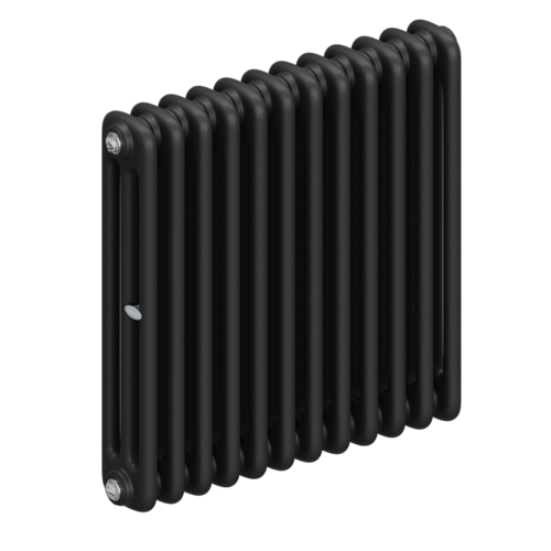 Радиатор 3-х трубчатый RIFAR TUBOG 3057-12 сек. подключение боковое универсальное (B1-В4), цвет:  черный AN - Антрацит (матовый)